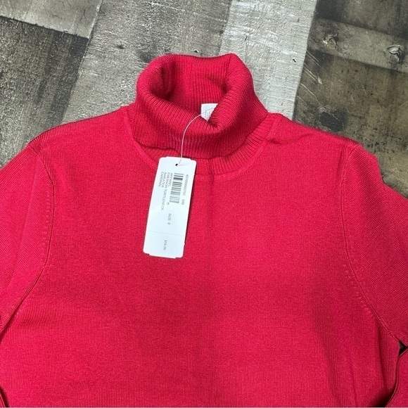 NWT Chicos Silk Blend Turtleneck Sweater size 0/small - Picture 4 of 11